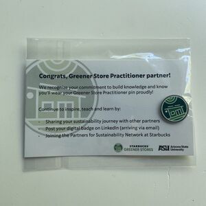 Starbucks Greener Store Practitioner Partner Exclusive Sustainability Award